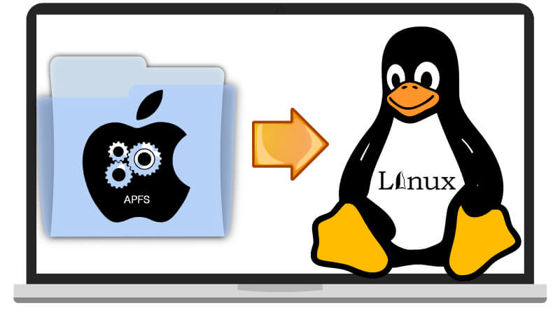 how to mount apfs on linux