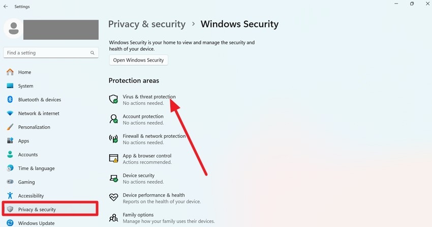 choose privacy and threat protection