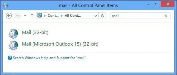 open mail control panel