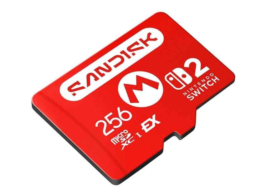 microsd express card required for nintendo switch 2