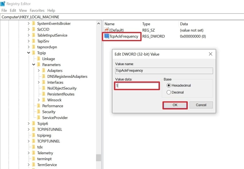 choose 1 value hit ok