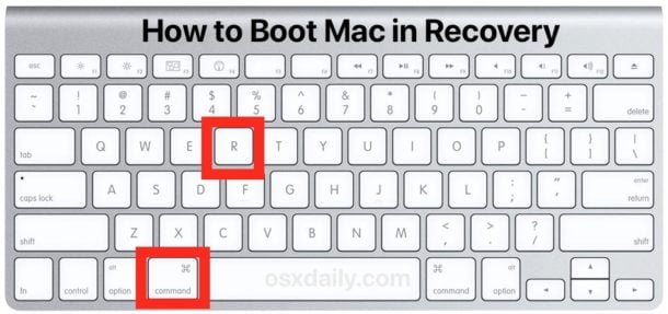 Zugriff auf den Mac-Wiederherstellungsmodus