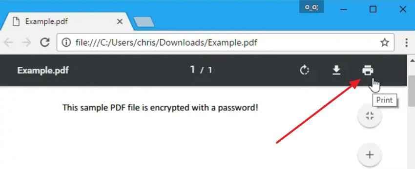 use chrome print to pdf option 