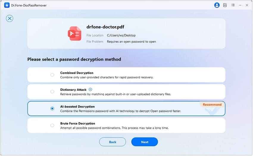 set password clues for recovery 