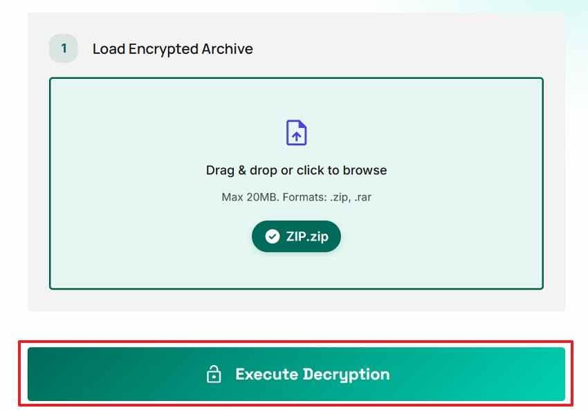 execute the recovery process