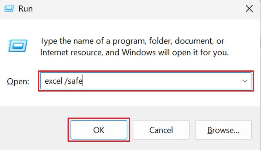 type command and hit ok