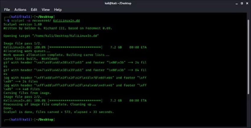 scalpel open source recovery tool