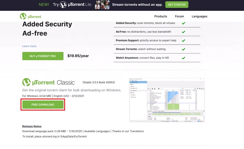 download utorrent on windows