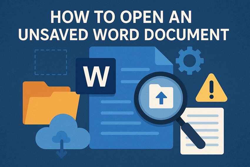 How to Open an Unsaved Word Document: Top Ways to Recover & Restore It