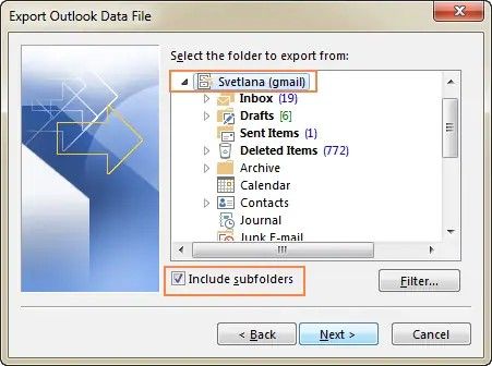 choose backup files and folders
