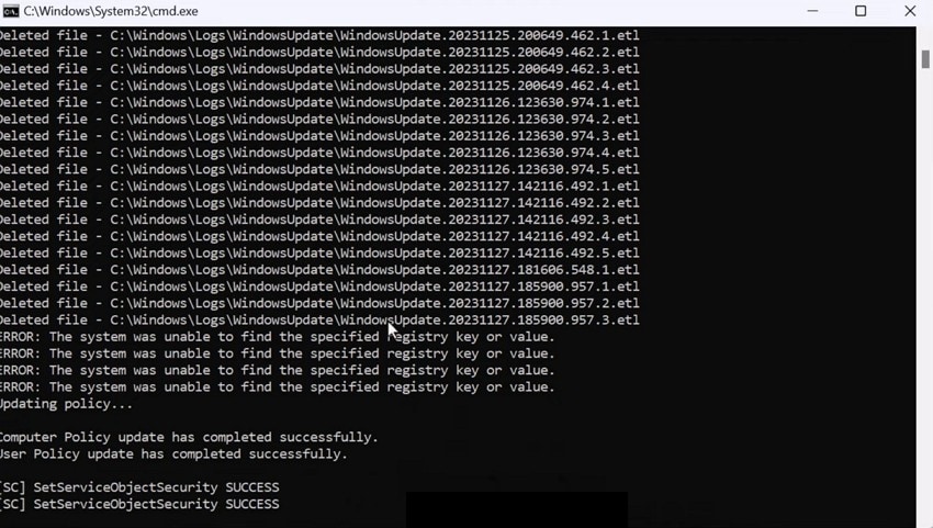 let system update component