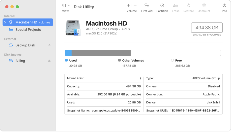 disk utility for partition