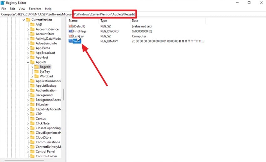 delete registry files
