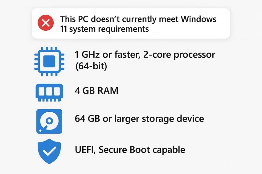 check minimum requirements