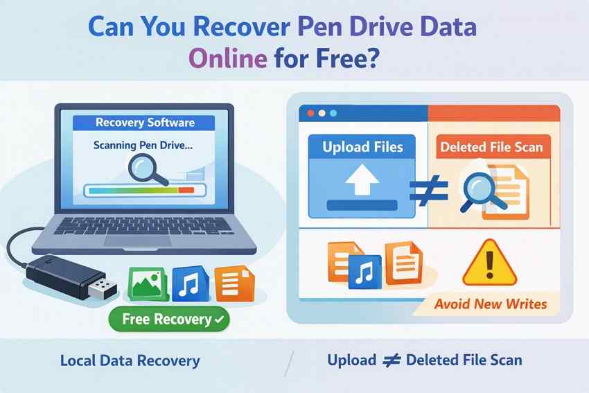 comparison of local usb recovery and ordinary browser uploads