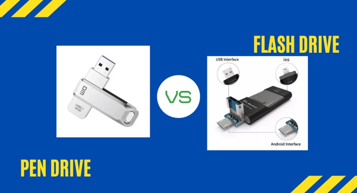 pen drive vs flash drive