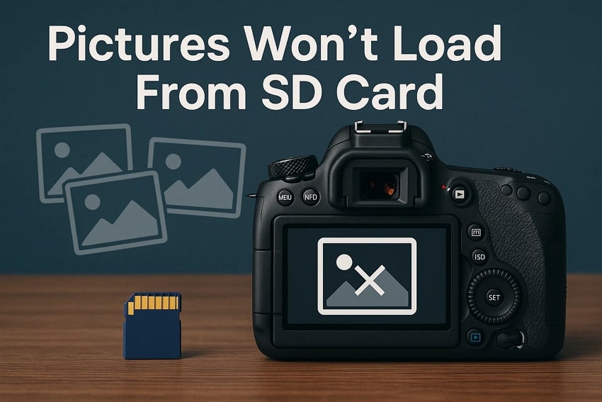 guide to pictures not loading sd card