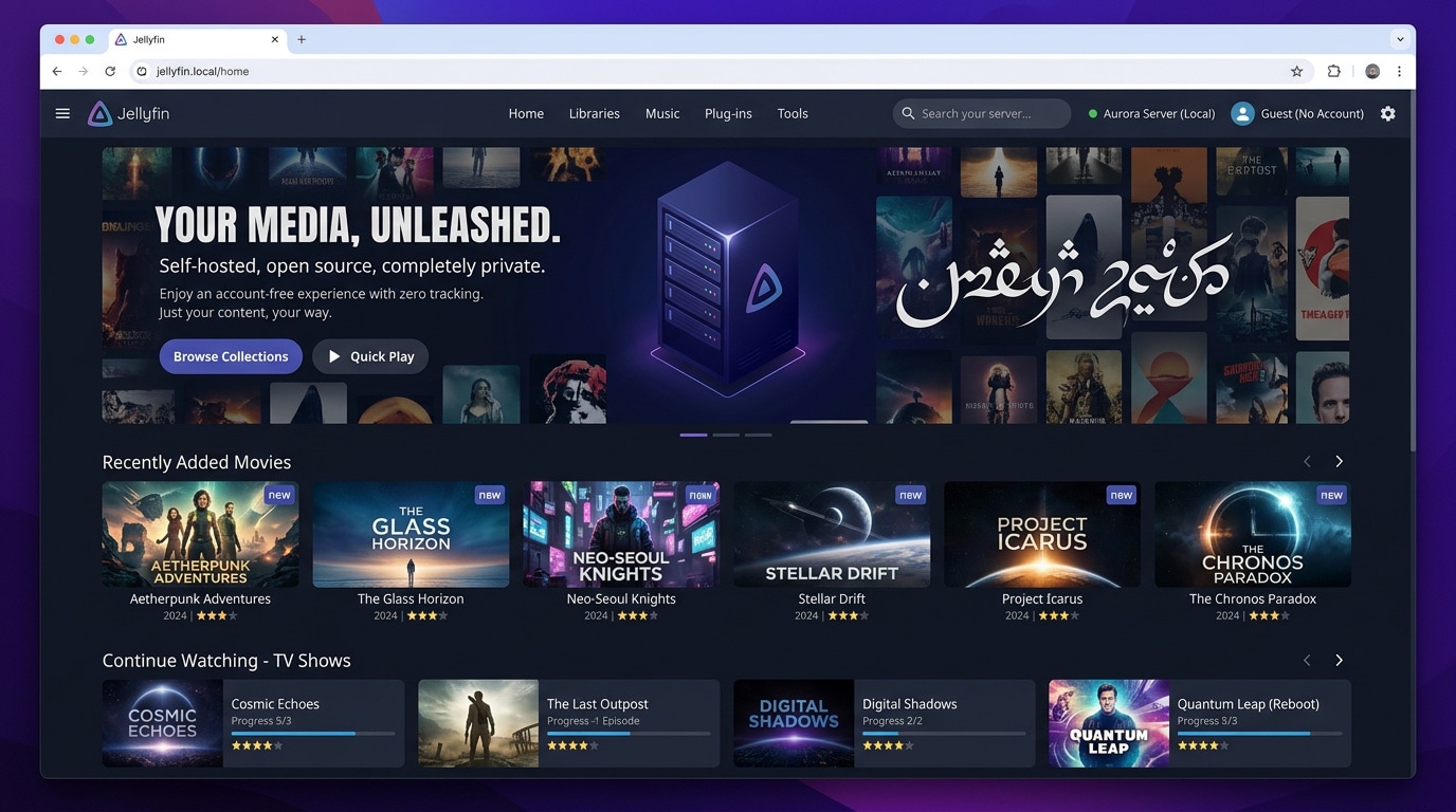 jellyfin plex alternative screenshot