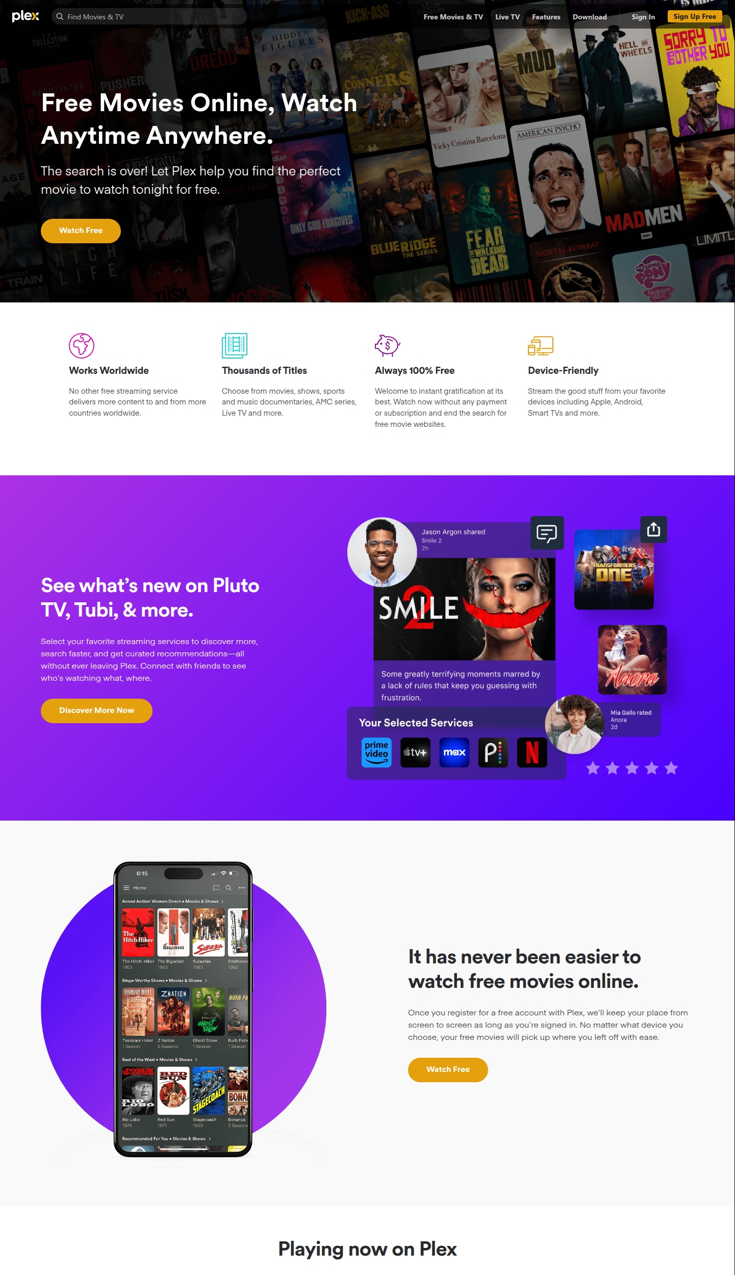 plex media server and streaming