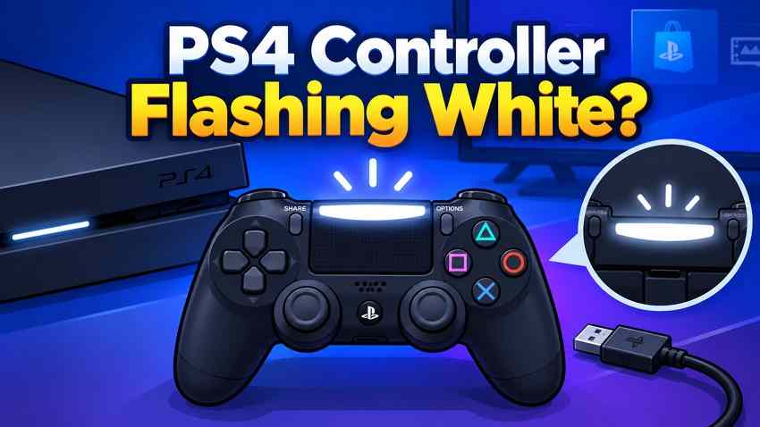 PS4 Controller Flashing White and Not Connecting? Pair, Reset, and Isolate the Cause