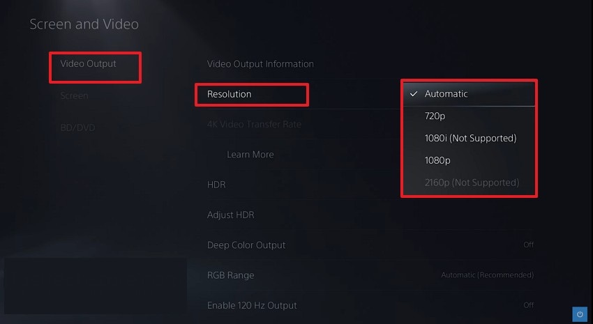 change the resolution to 1080p