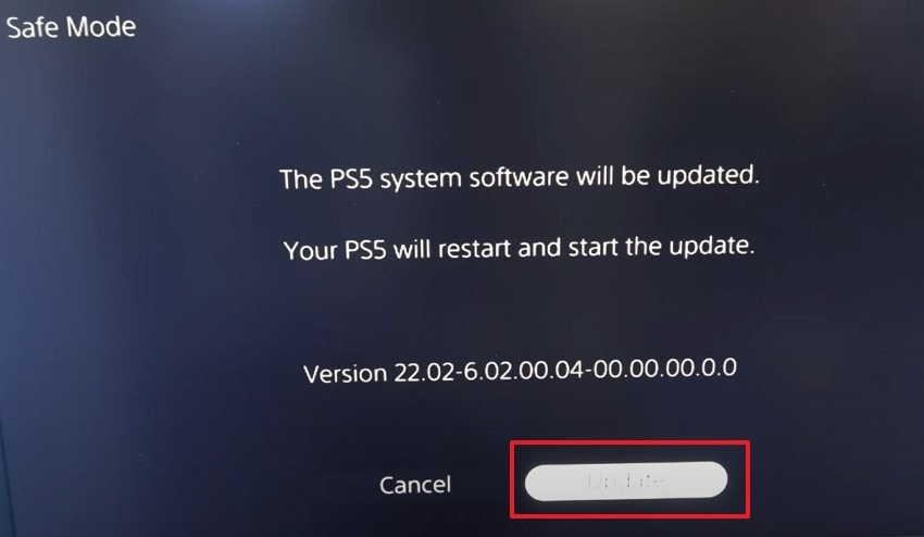 press the update button