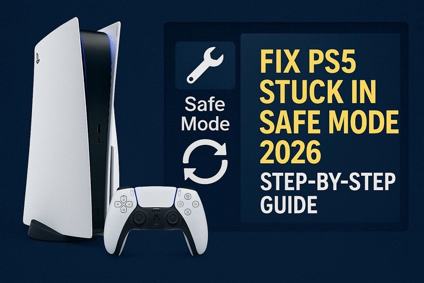fix ps5 stuck in safe mode