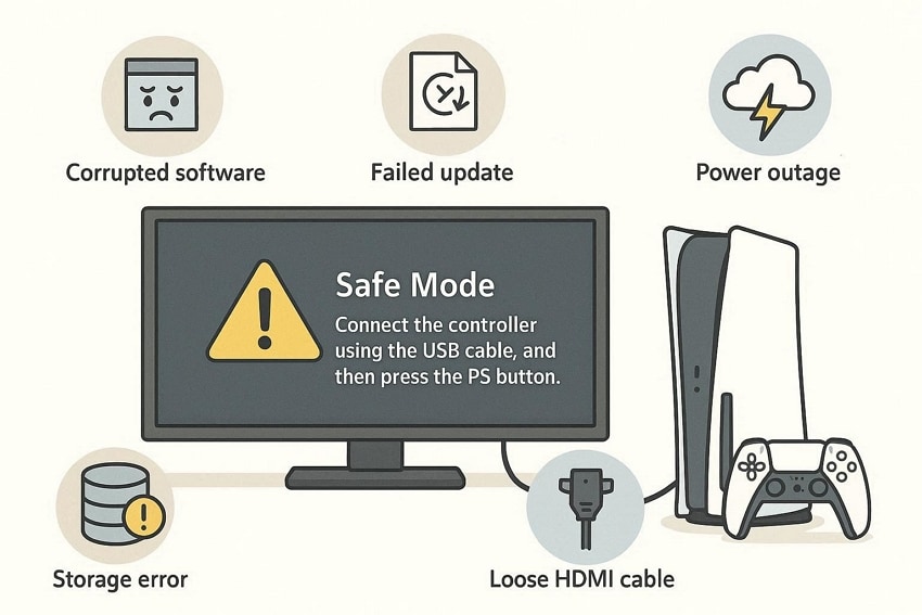why user stuck in safe mode