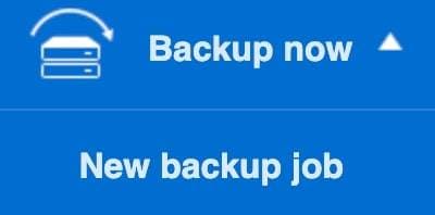 create new qnap to backblaze backup