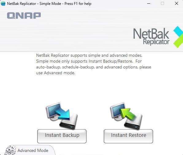 qnap netbak replicator for windows