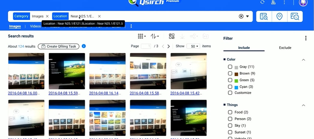qsirch map search results