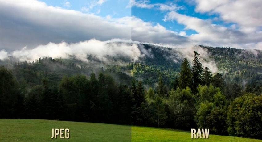 advantage of raw format over jpg