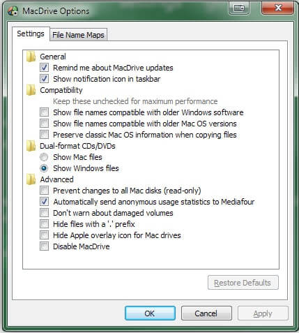 descargar e instalar el lector apfs de macdrive para windows
