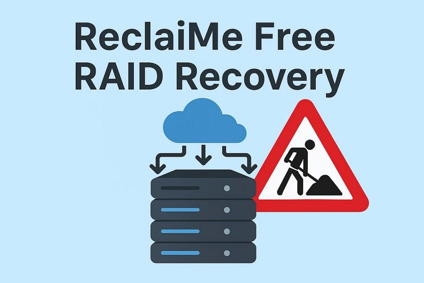 using reclaime free raid recovery tool