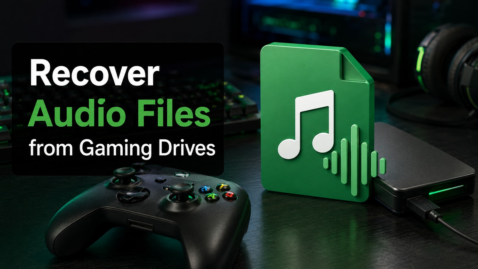 How to Recover Audio from Gaming Drives