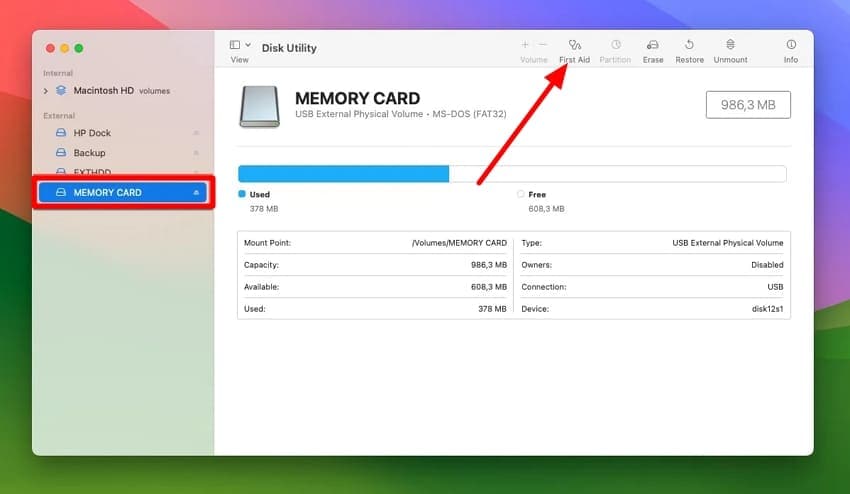 click first aid sd card