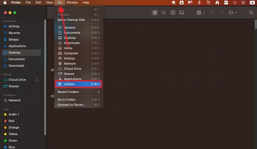 navigate utilities mac
