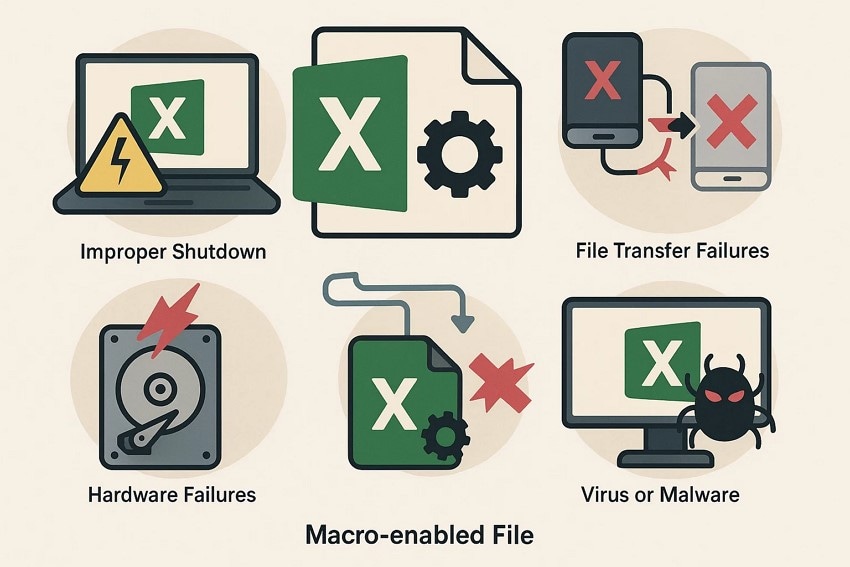 causes of macro enabled file corruption