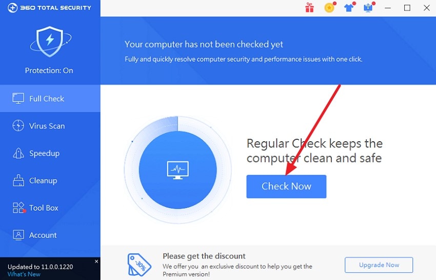 check malware or disk errors