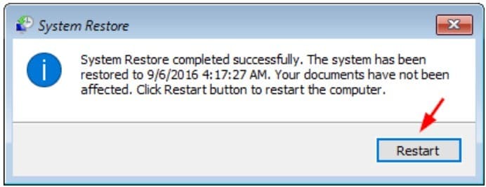 restart a laptop