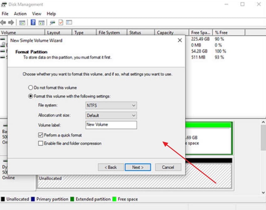 instructions new partition sd card