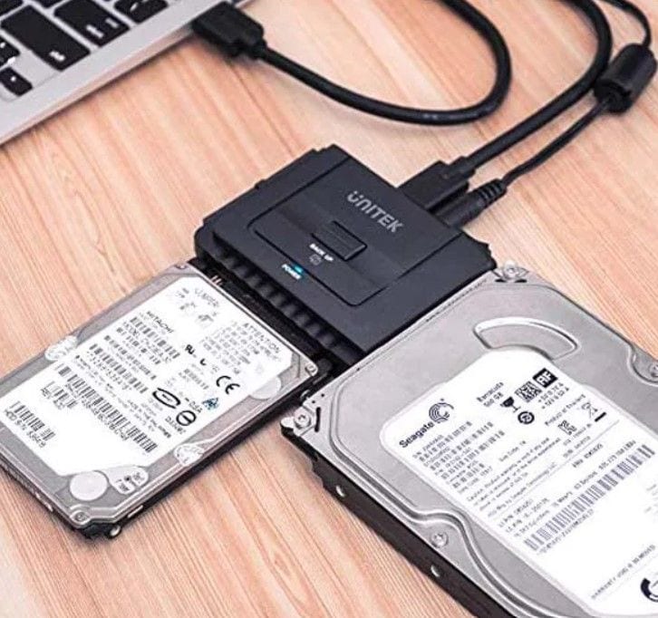 attach dead computer hard disk with adaptor kit