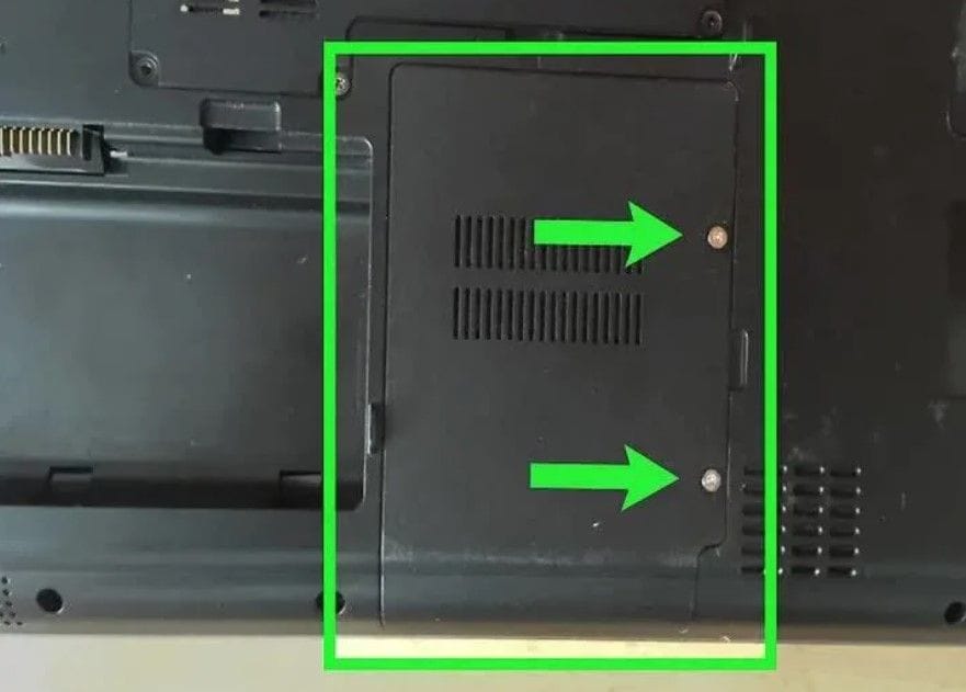remove main access panel screws