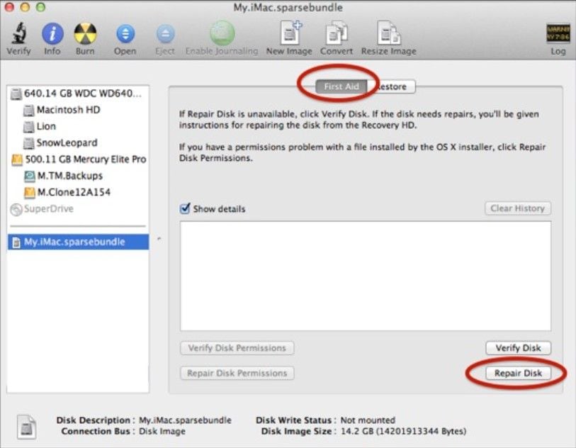 first aid to recover data from external hard drive mac