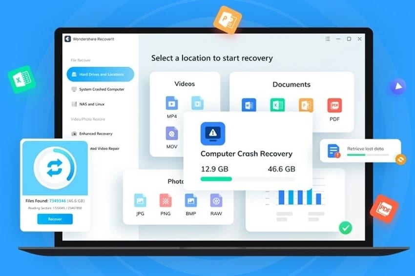 wondershare recoverit outlook