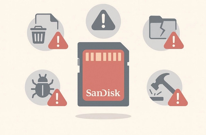 causes of sandisk data loss