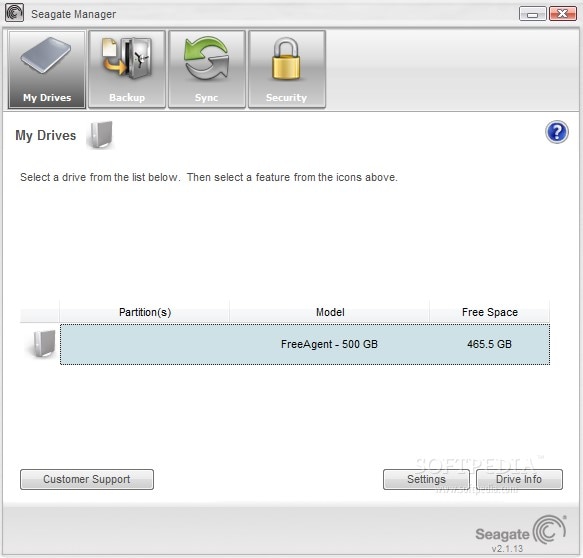seagate drive manager