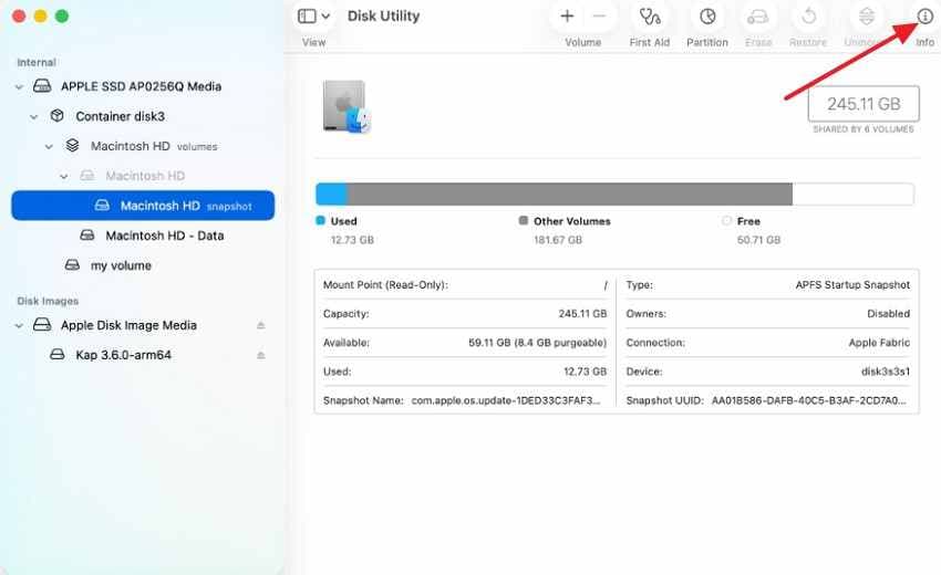 check sd card disk utility