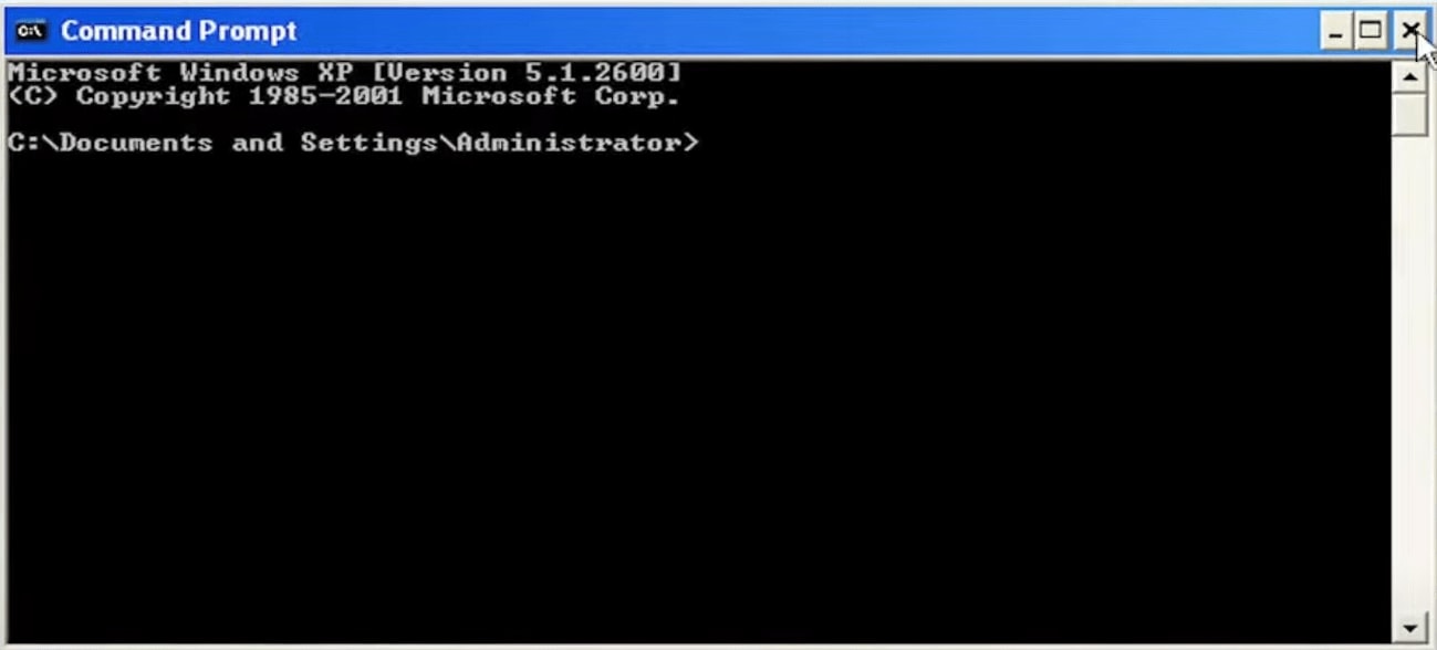 recover data using command prompt windows xp