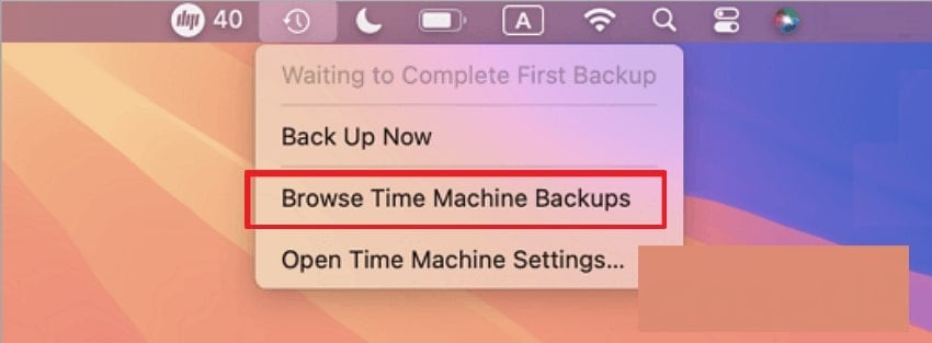 open time machine